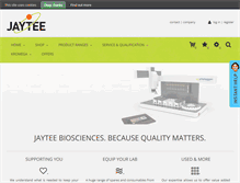 Tablet Screenshot of jaytee.com